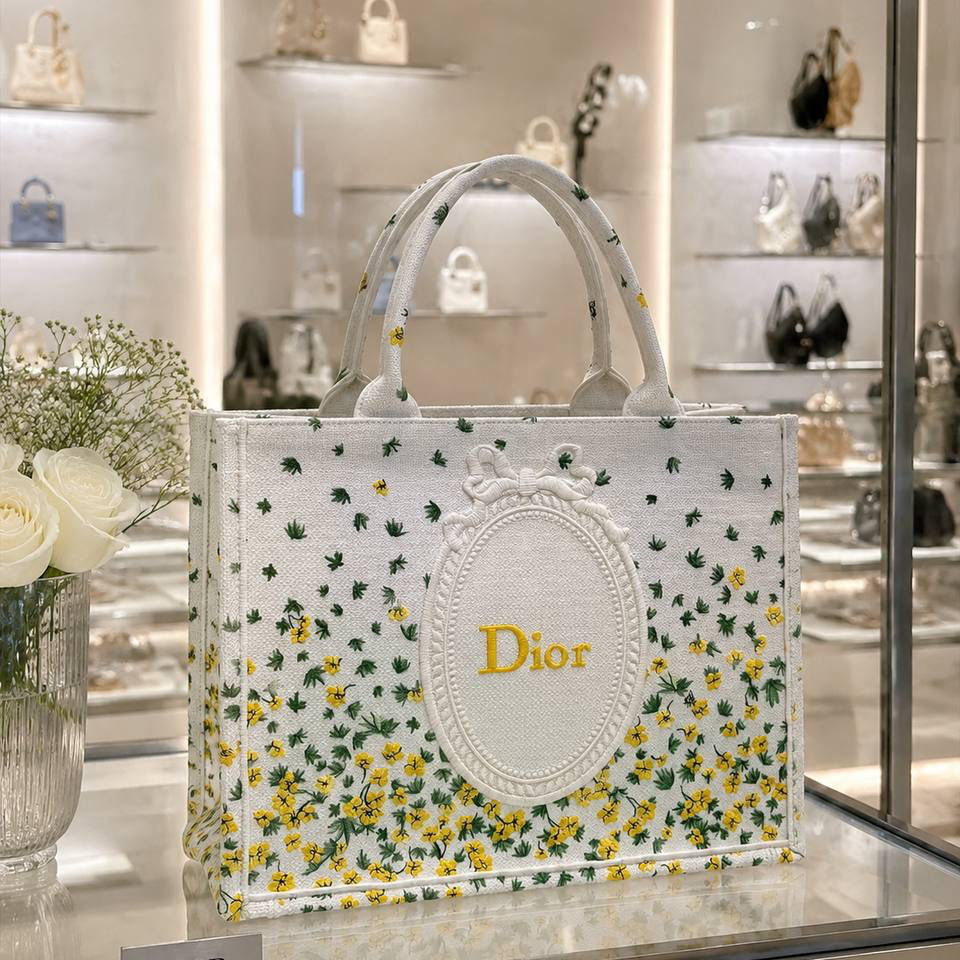 Dior Spring Embroidery Book Tote