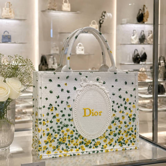 Dior Spring Embroidery Book Tote