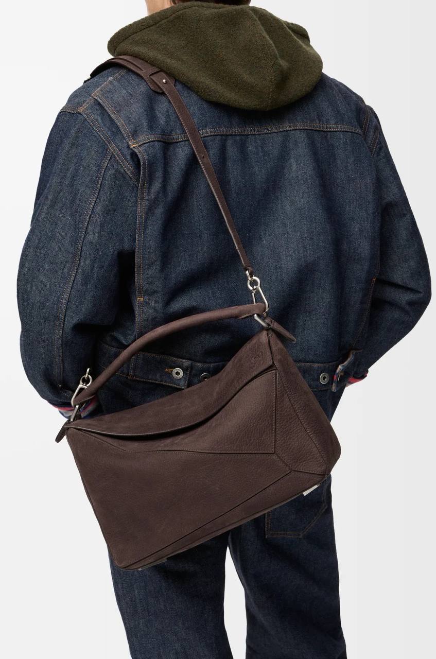 LOEWE Puzzle Bag for Men – Brown