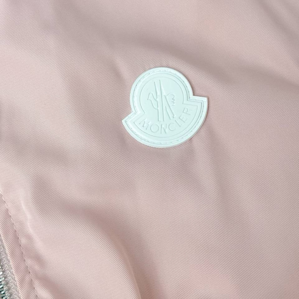 Moncler Kids Hooded Jacket – Light Pink