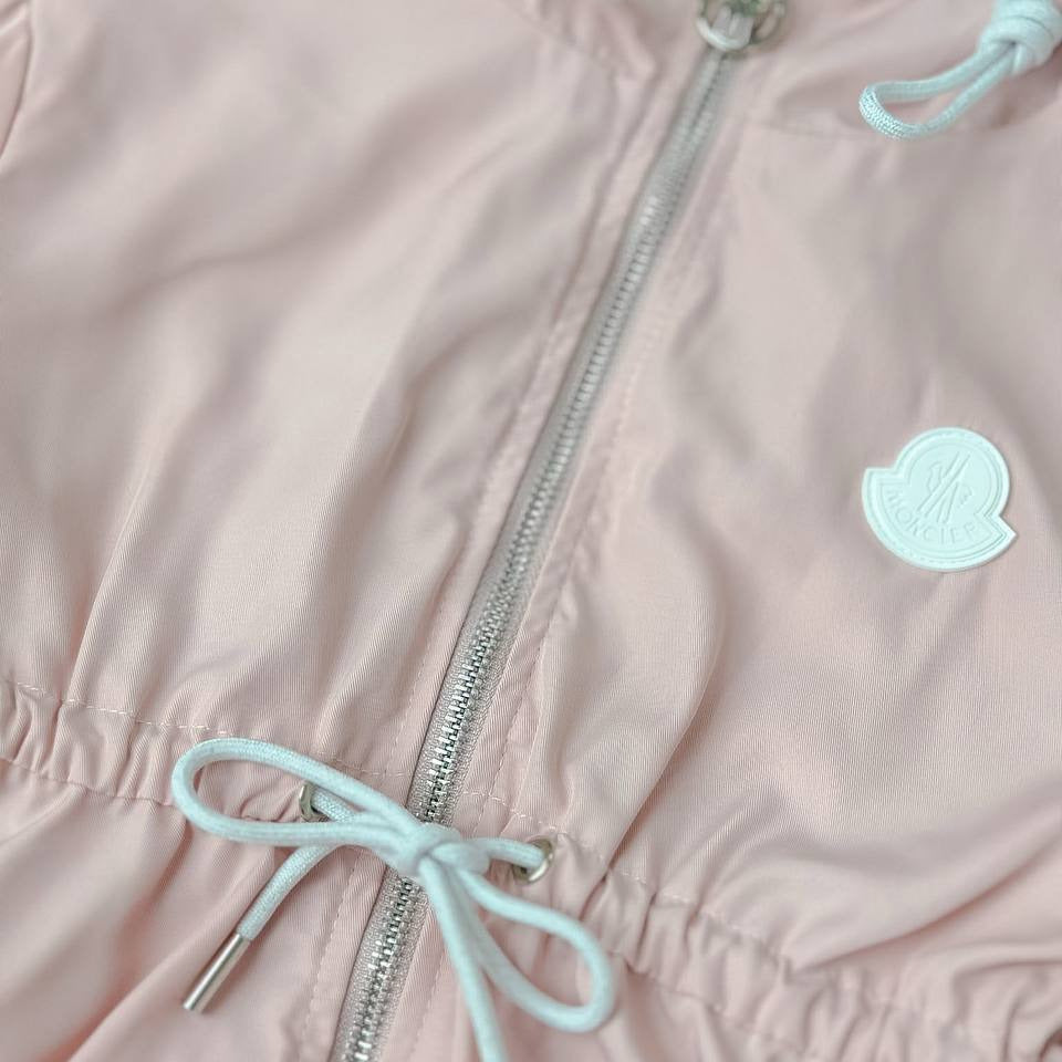 Moncler Kids Hooded Jacket – Light Pink
