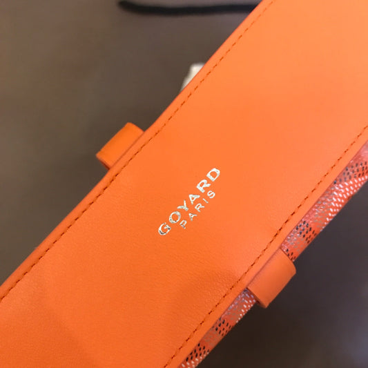 MINAUDIERE TRUNK BAG 17СМ ПОМАРАНЧЕВЕ ПОЛОТНО