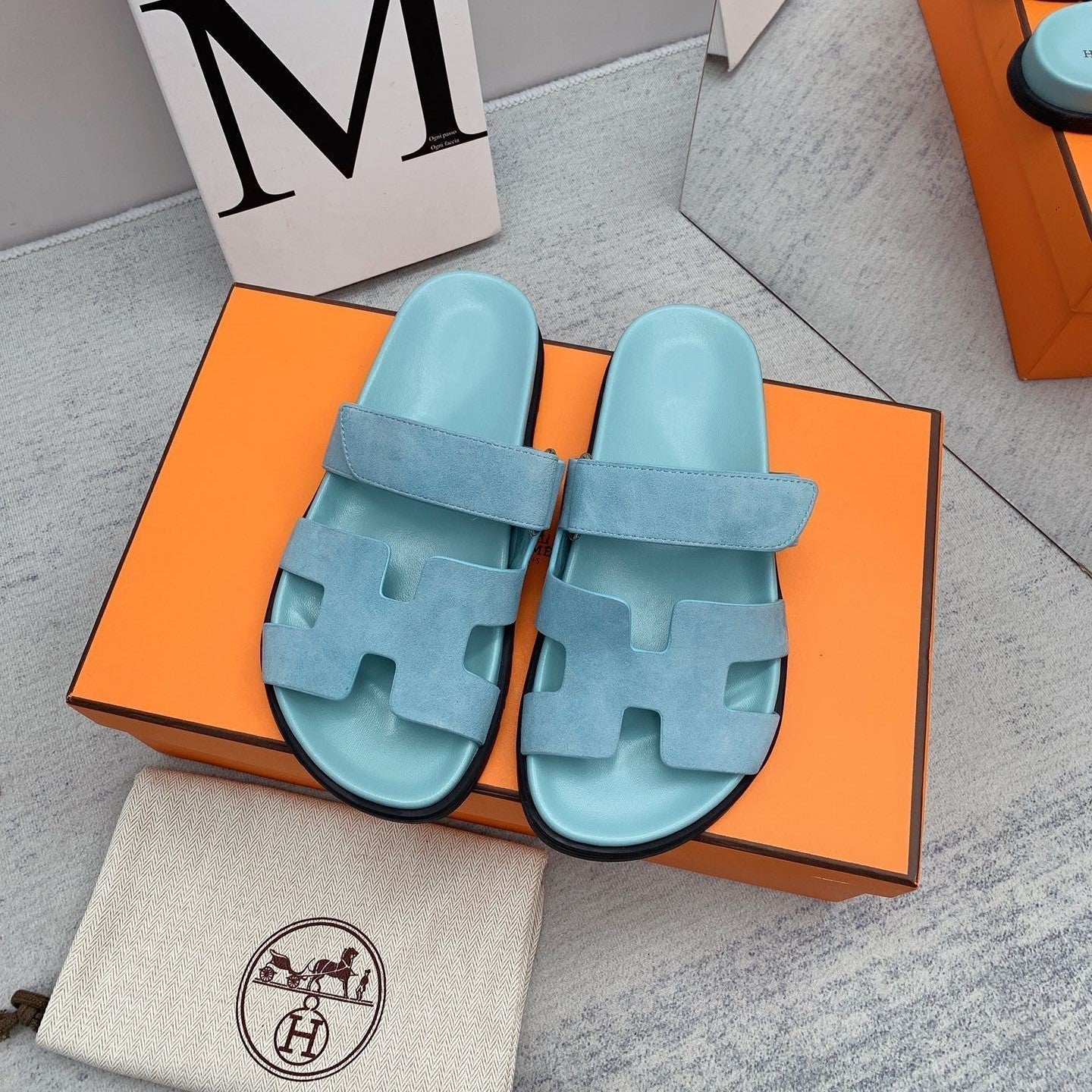 Chypre Sandal Light Blue - 35