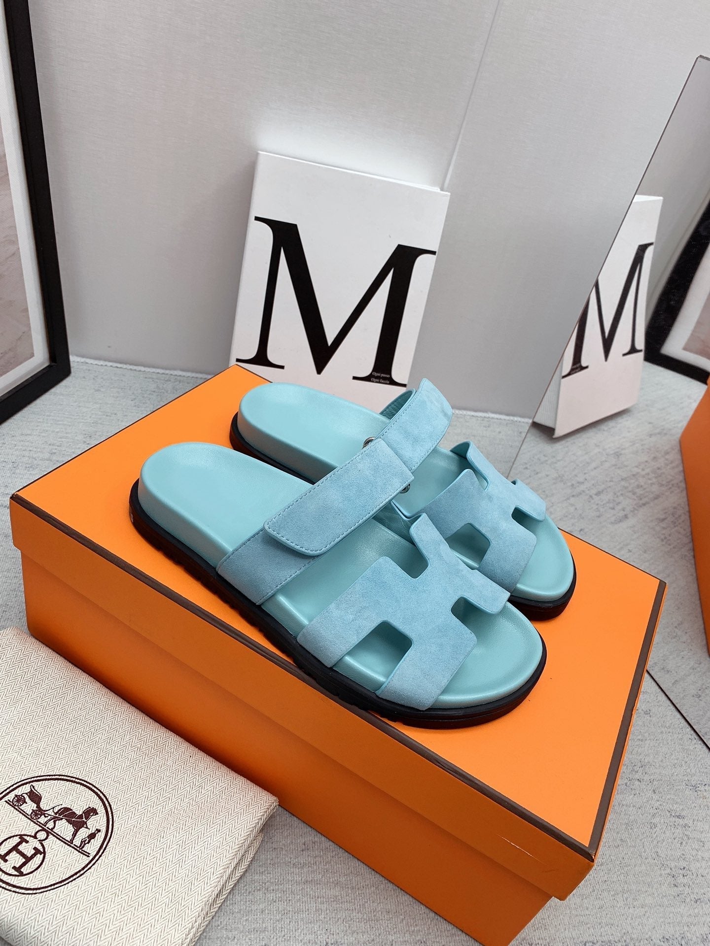 Chypre Sandal Light Blue - 35