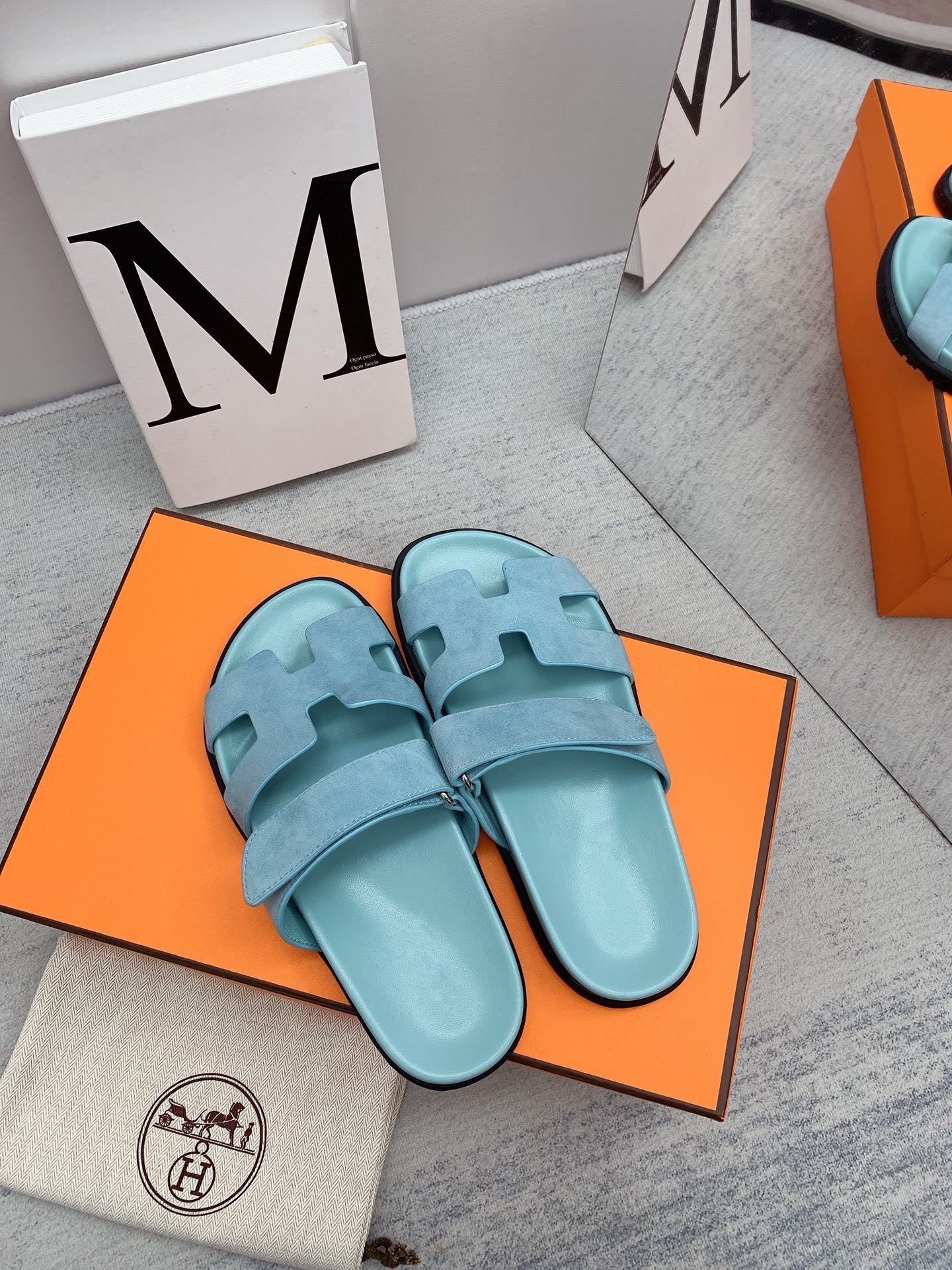 Chypre Sandal Light Blue - 35