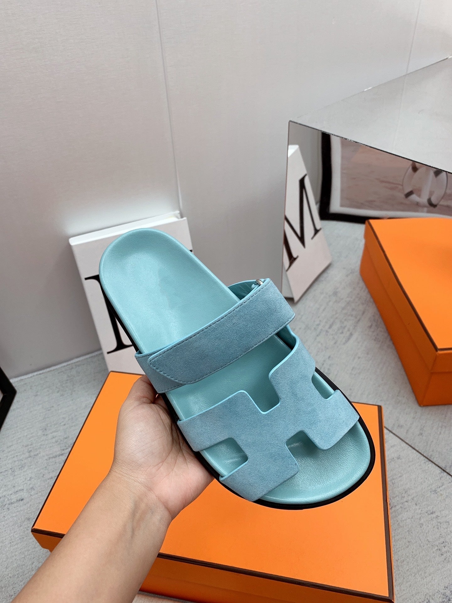 Chypre Sandal Light Blue - 35