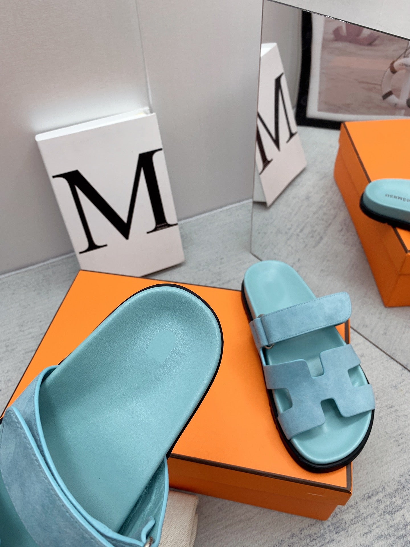 Chypre Sandal Light Blue - 35