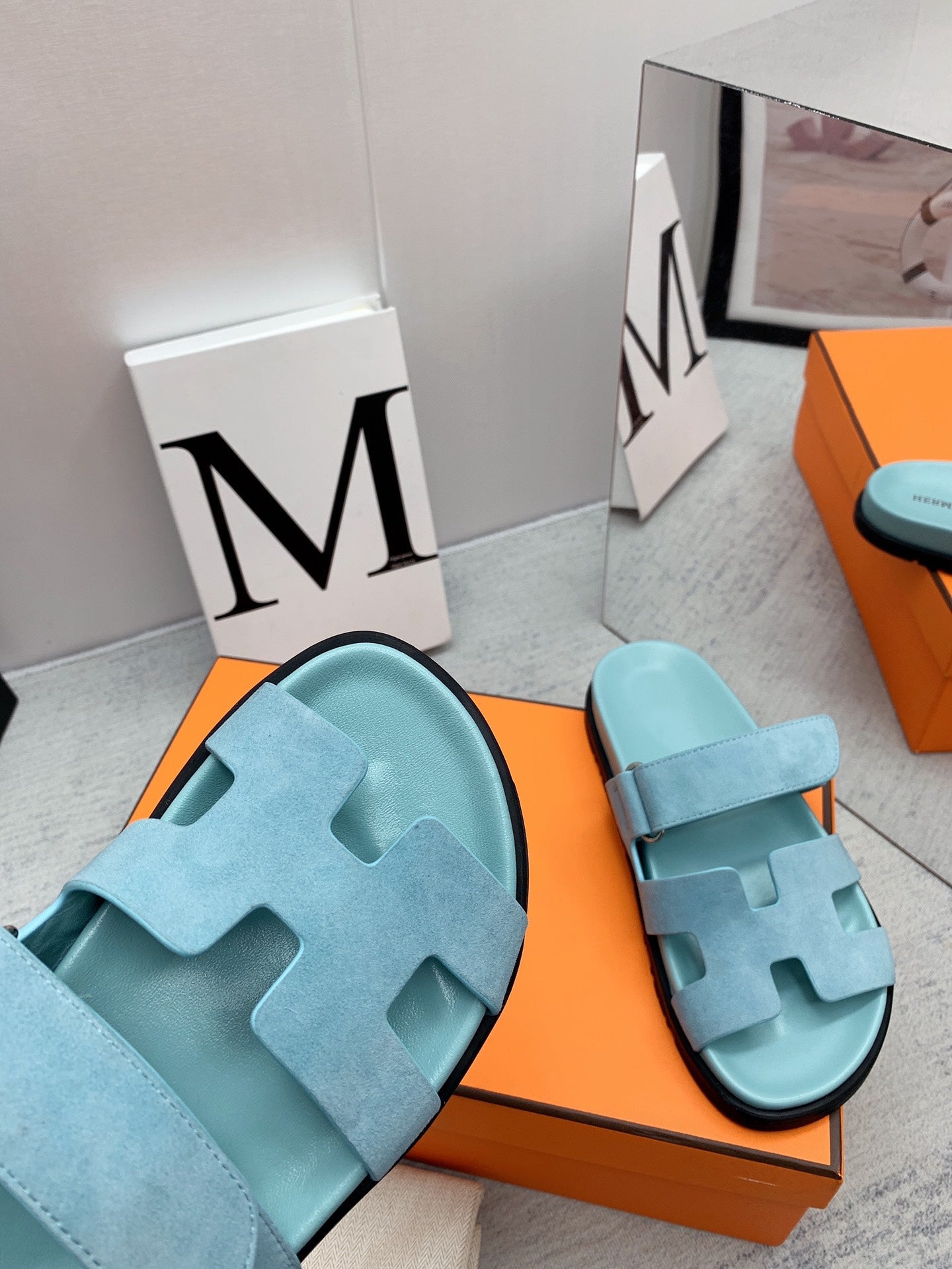 Chypre Sandal Light Blue - 35