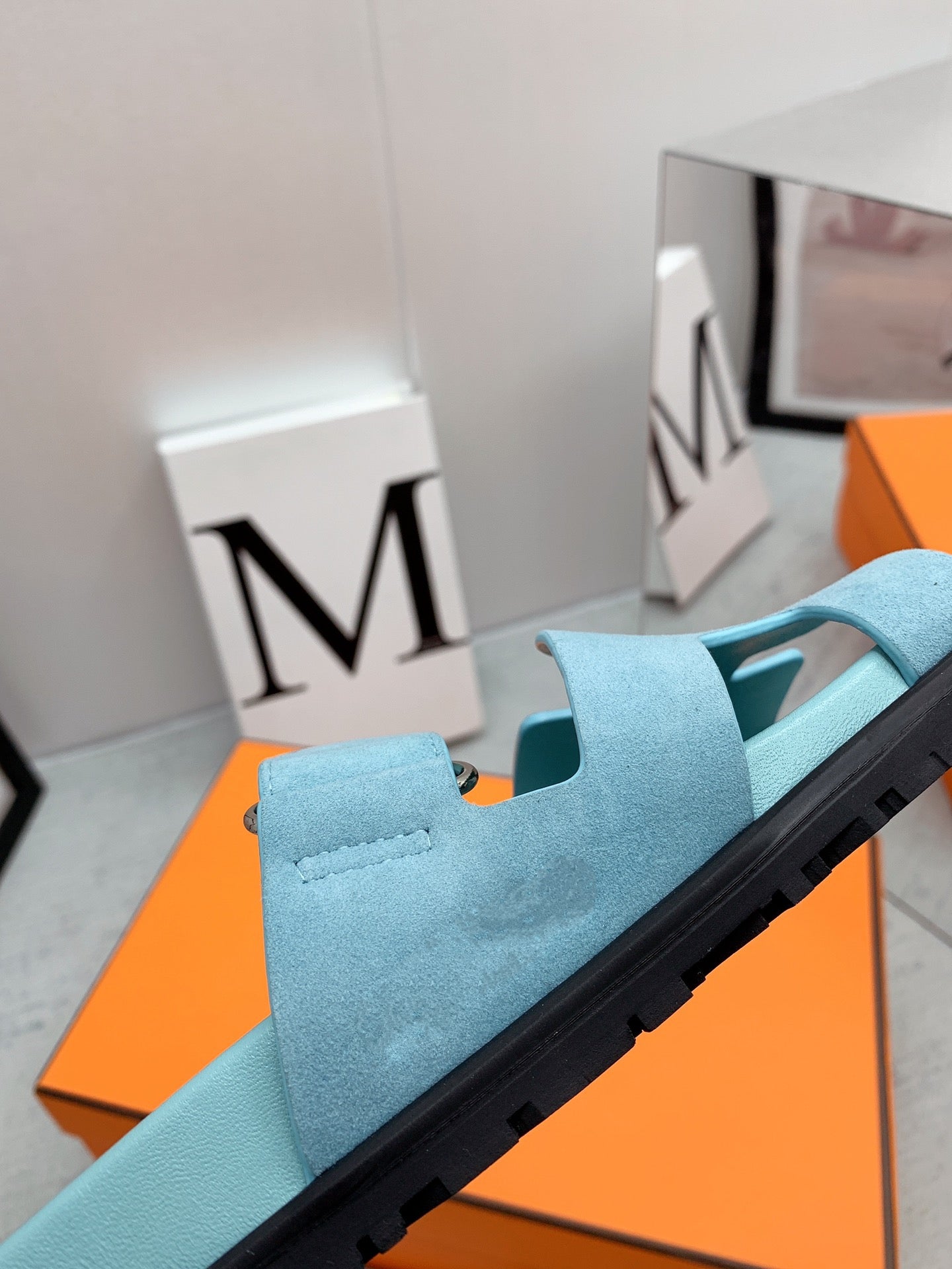 Chypre Sandal Light Blue - 35