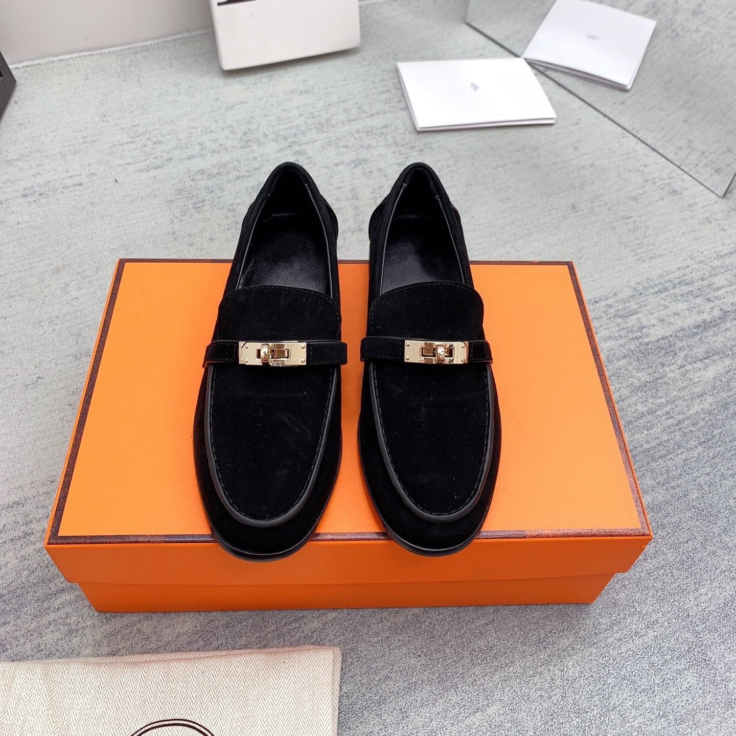 Destin Loafer Suede Black - 35