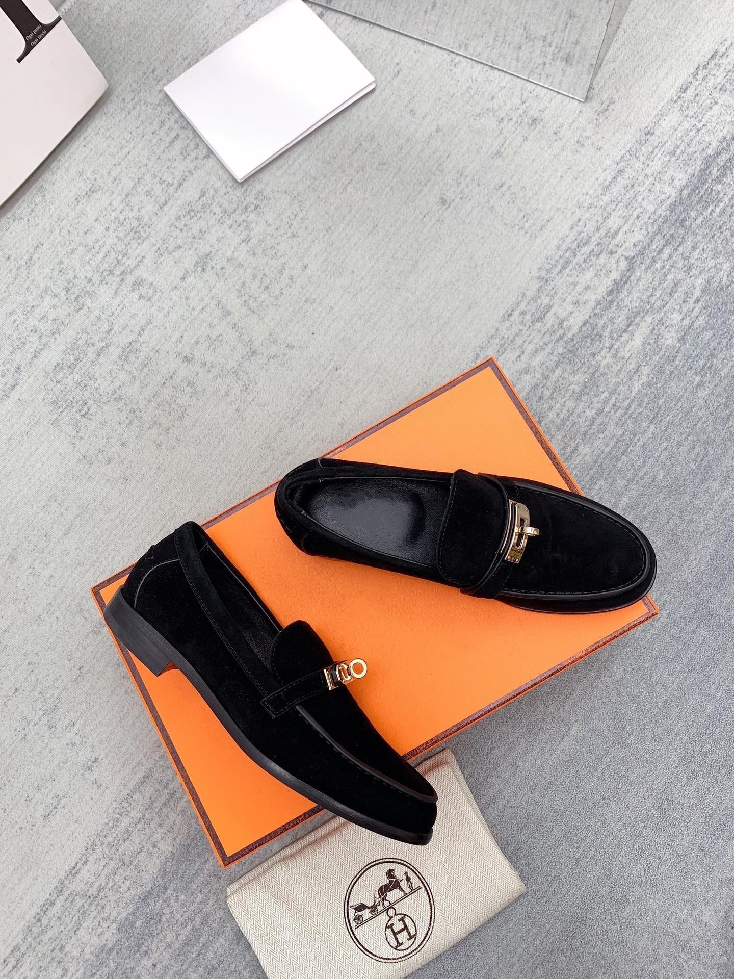 Destin Loafer Suede Black - 35