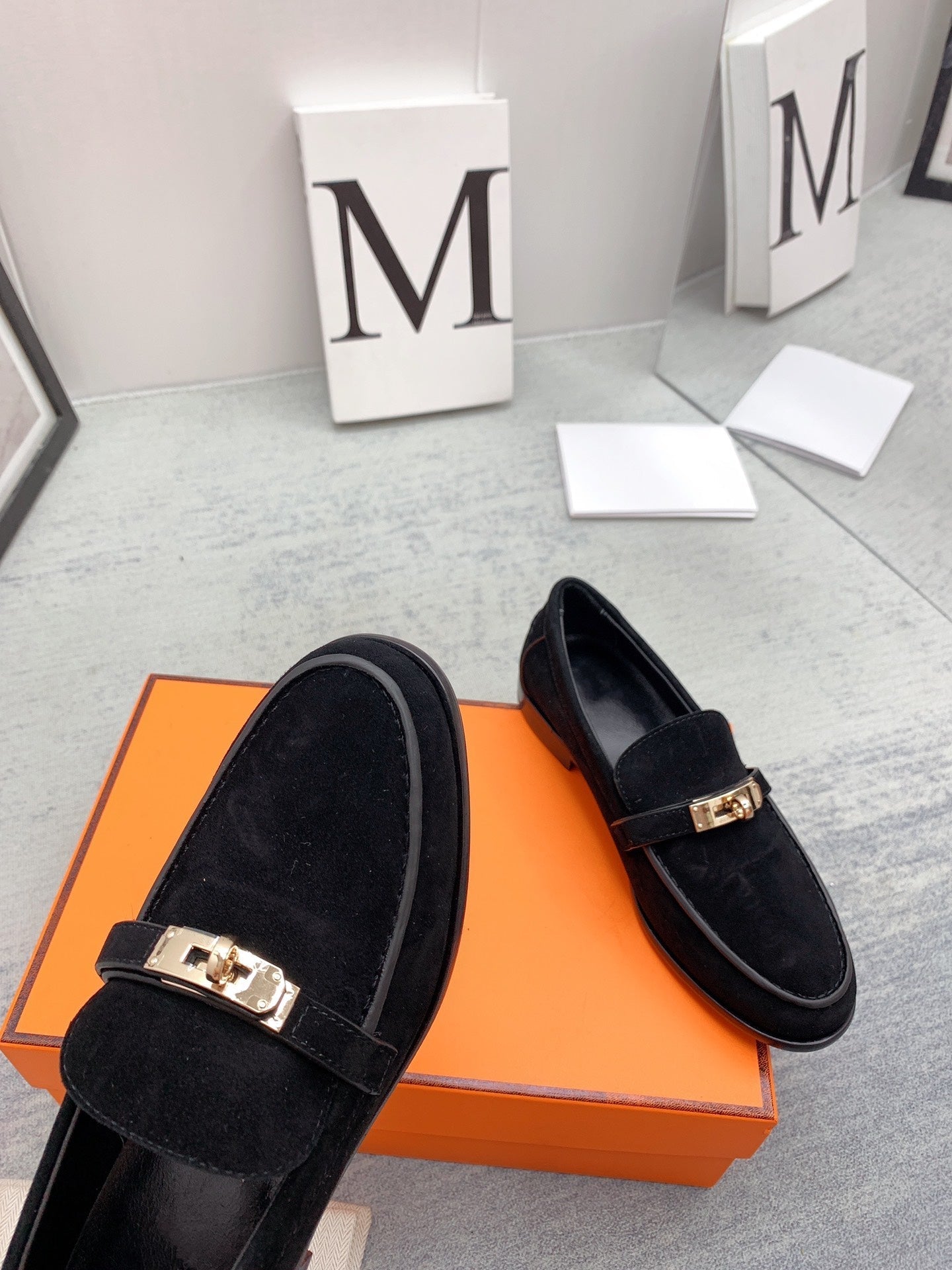 Destin Loafer Suede Black - 35