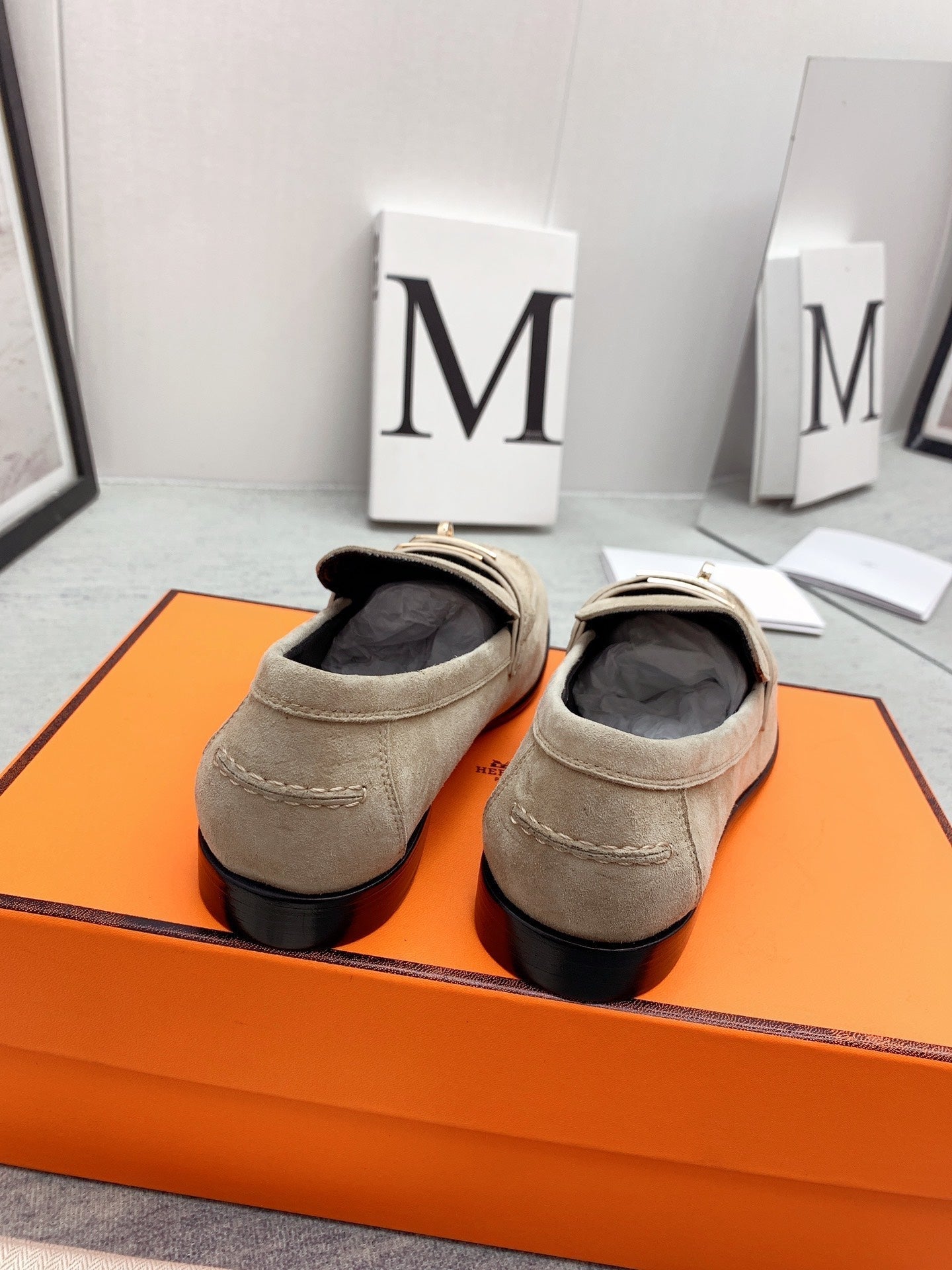 Destin Loafer Suede Beige - 35