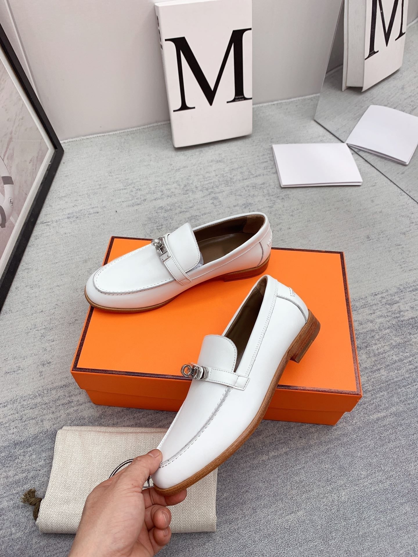 Destin Loafer White - 35