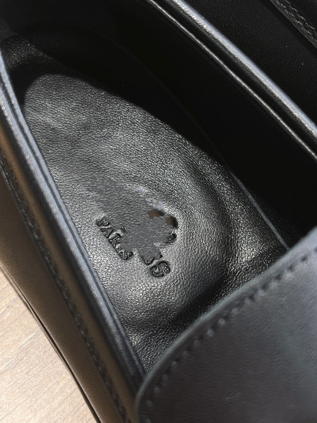 Destin Loafer Black Goatskin with Fringe Detail - 35