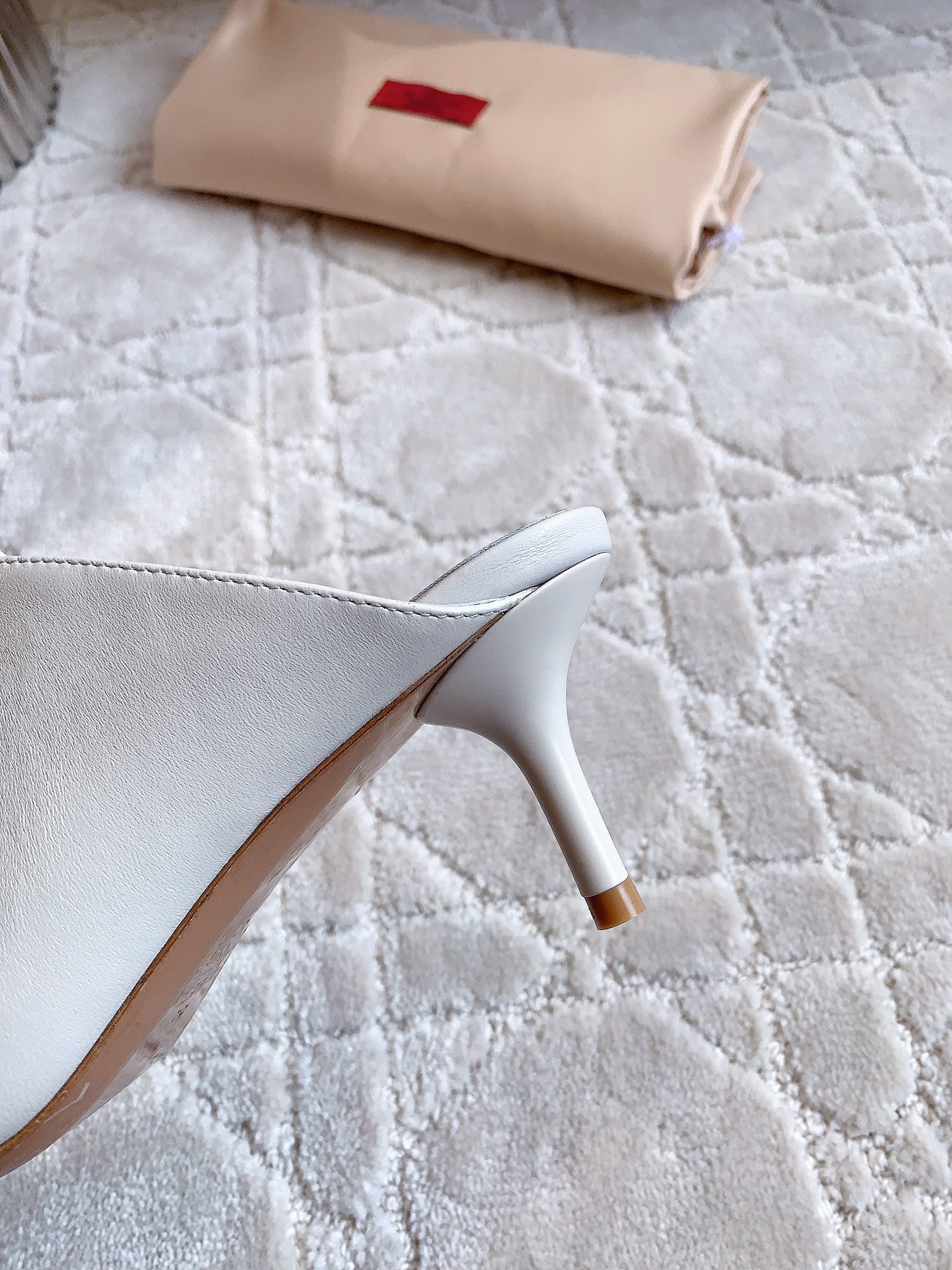 Vlogo Spool Square Toe White - 35