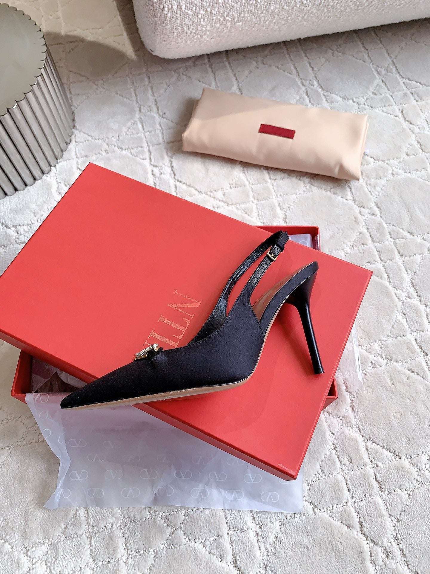 Vlogo Slingback Pump 90MM Black - 35