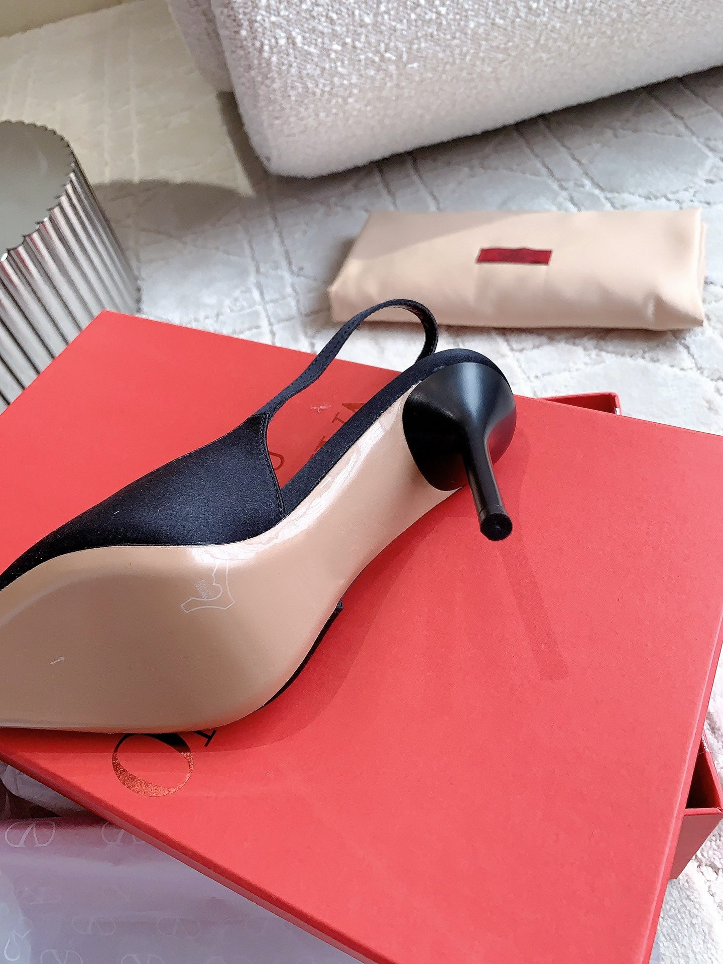 Vlogo Slingback Pump 90MM Black - 35