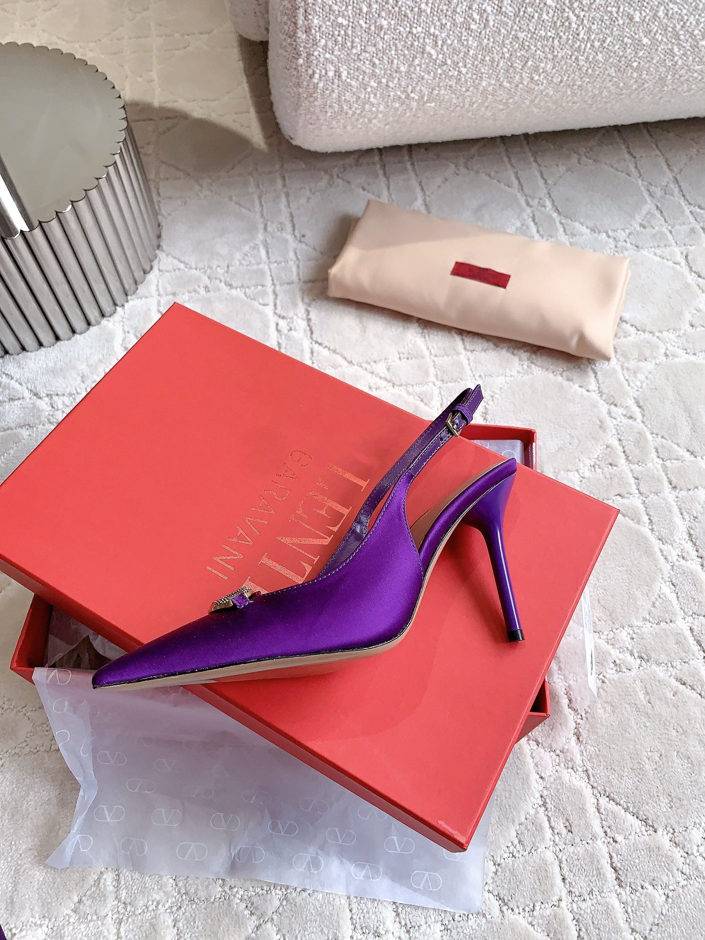 Vlogo Slingback Pump 90MM Purple - 35