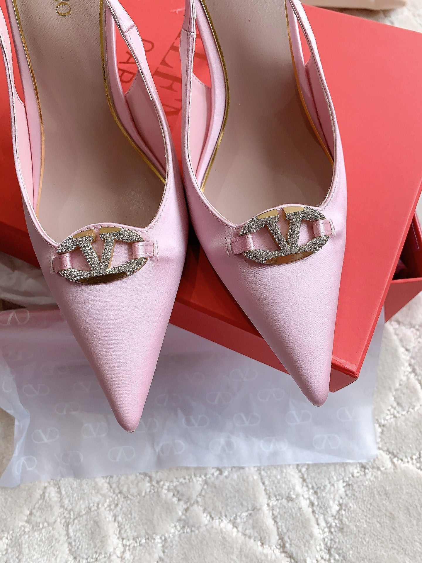 Vlogo Slingback Pump 90MM Pink - 35