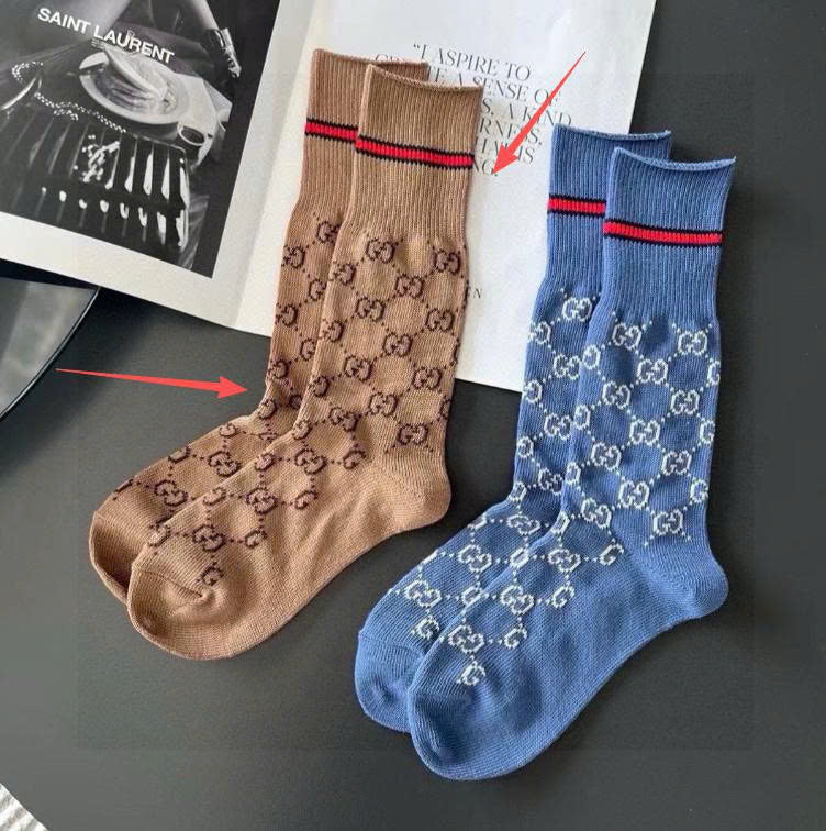 CREW SOCKS 423888 (1 BOX) - BLUE